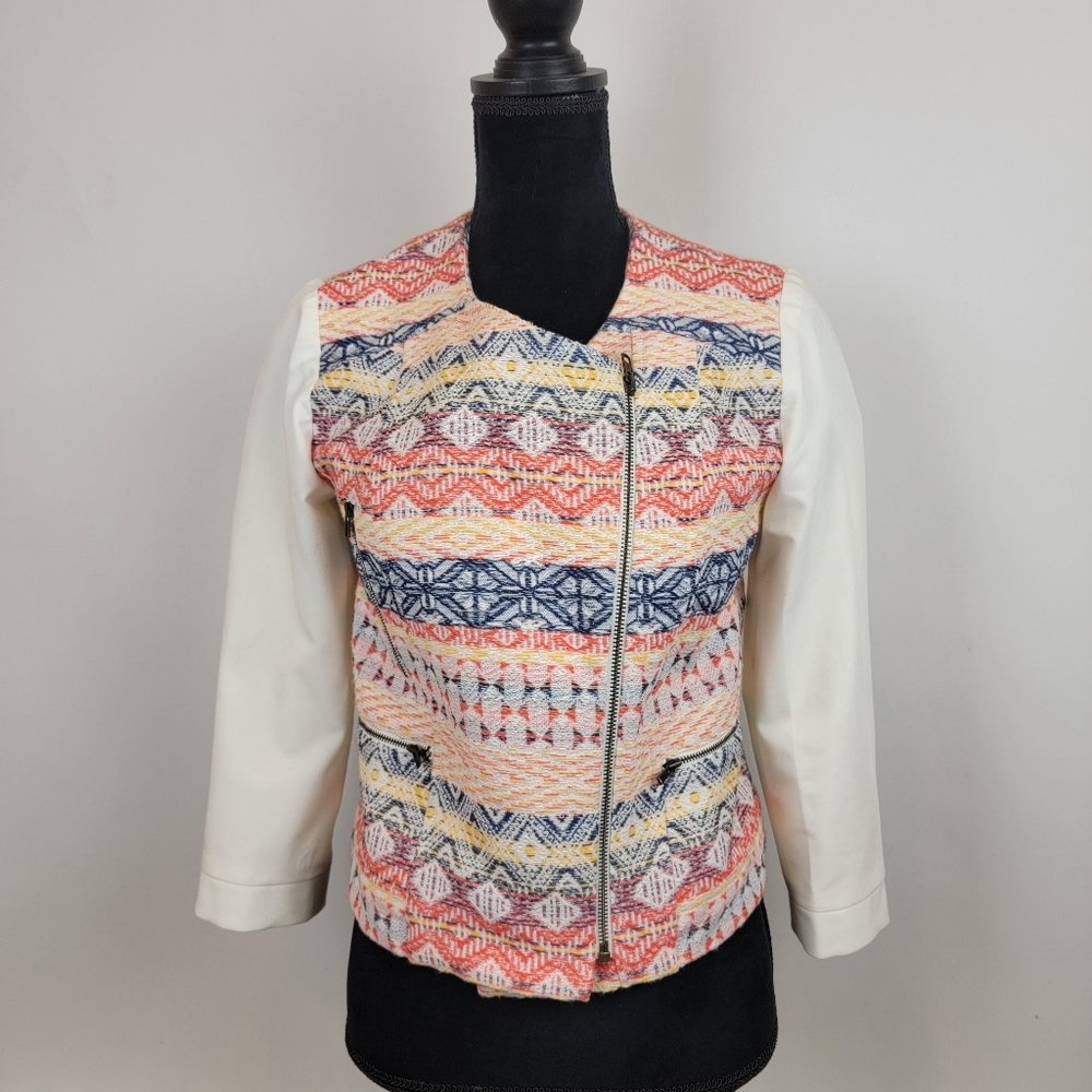 Anthropologie Cartonnier Cropped Jacket Blazer 6